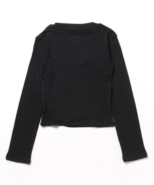 Jasmine Grandiflorum(ジャスミングランディフローラム)の「【Jasmine】ラウンドネックシンプル長袖カットソー(Tシャツ/カットソー・レディース・グレー/ブラック/ベージュ/ブルー/ブラウン・FREE)」の6枚目の写真