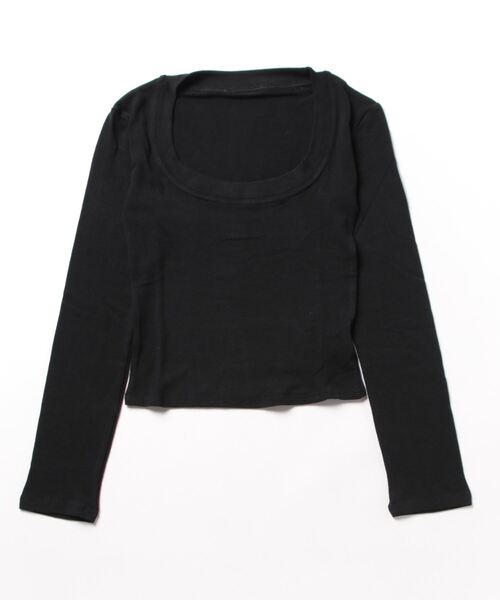 Jasmine Grandiflorum(ジャスミングランディフローラム)の「【Jasmine】ラウンドネックシンプル長袖カットソー(Tシャツ/カットソー・レディース・グレー/ブラック/ベージュ/ブルー/ブラウン・FREE)」の19枚目の写真