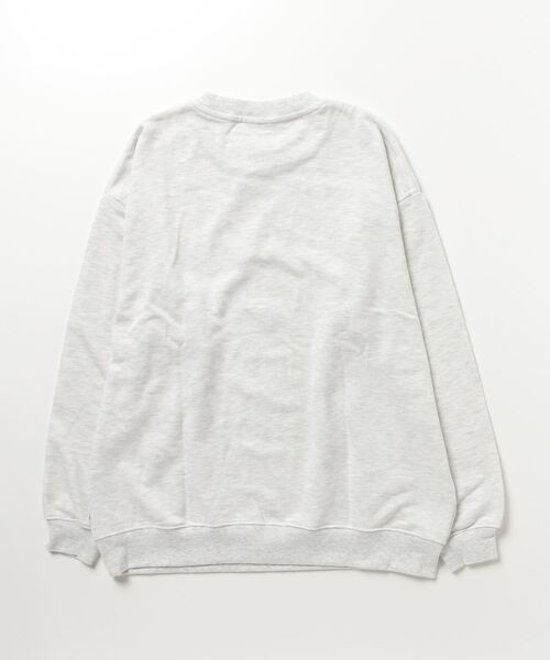 Red Cap Girl（レッドキャプガール）の「RED CAP GIRL 裏毛発泡プリントトレーナー（スウェット・メンズ・チャコール/アイボリー/グレー/ブルー・L/M）」の5枚目の写真