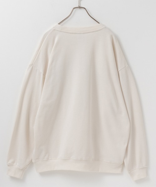 Red Cap Girl（レッドキャプガール）の「RED CAP GIRL 裏毛発泡プリントトレーナー（スウェット・メンズ・チャコール/アイボリー/グレー/ブルー・L/M）」の10枚目の写真