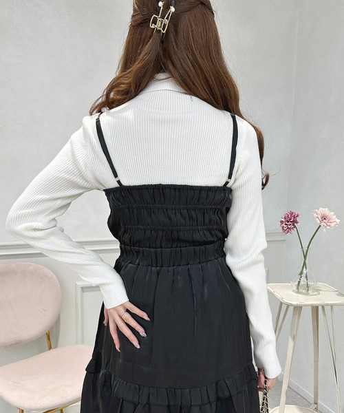 シャイニークロスキャミワンピース【ZOZOTOWN限定アイテム