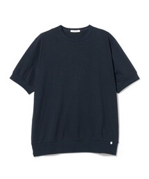 ANTICIPO / コットンスムース クルーネック Tシャツ