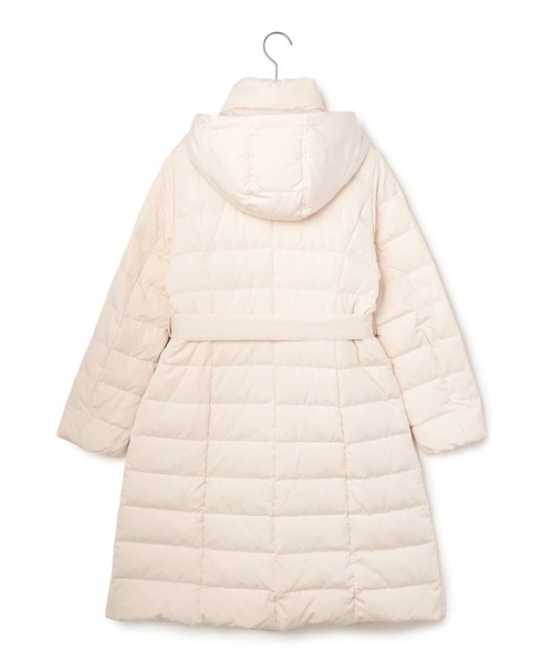 LAISSE PASSE(レッセパッセ)の「ロングダウンコート(ダウンジャケット/コート・レディース・ブラック/アイボリー/スモークピンク・SMALL/MEDIUM)」の11枚目の写真