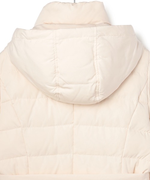 LAISSE PASSE(レッセパッセ)の「ロングダウンコート(ダウンジャケット/コート・レディース・ブラック/アイボリー/スモークピンク・SMALL/MEDIUM)」の13枚目の写真