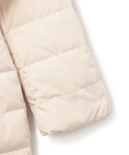 LAISSE PASSE(レッセパッセ)の「ロングダウンコート(ダウンジャケット/コート・レディース・ブラック/アイボリー/スモークピンク・SMALL/MEDIUM)」の14枚目の写真