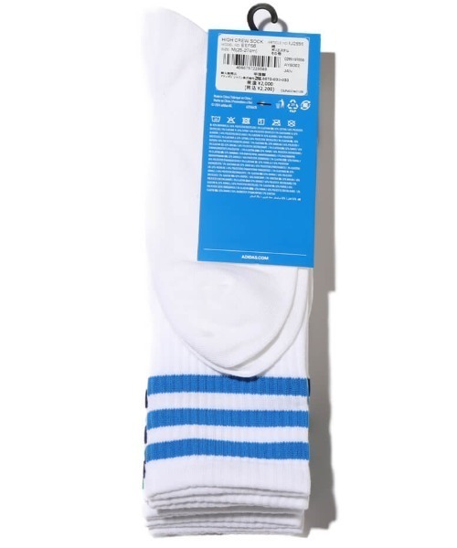 adidas（アディダス）の「adidas SOLID CREW SOCK / アディダス ソリッド クルー ソックス（ソックス/靴下・メンズ・ホワイト・S/L/M）」の3枚目の写真