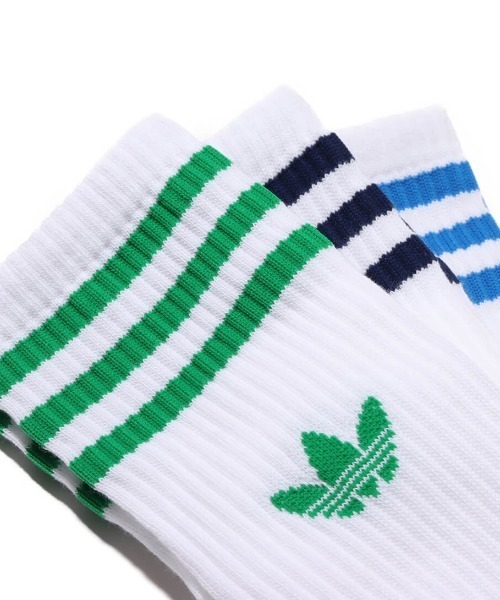 adidas（アディダス）の「adidas SOLID CREW SOCK / アディダス ソリッド クルー ソックス（ソックス/靴下・メンズ・ホワイト・S/L/M）」の4枚目の写真