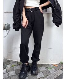 GYDA | ウエストベルト スウェット ジョガーパンツ(スウェットパンツ)