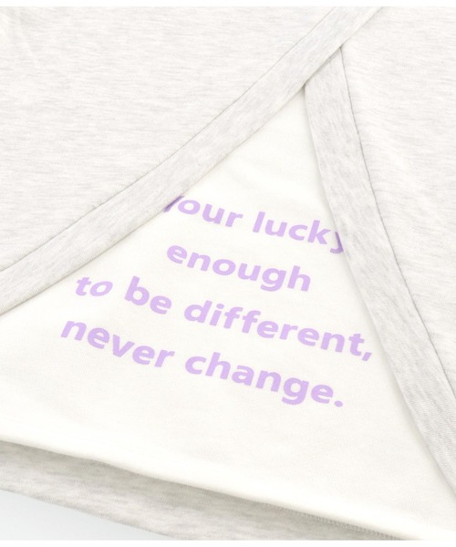 ANAP kids（アナップキッズ）の「バックレイヤード風裏毛スウェットチュニック（スウェット・キッズ・ブラック/ラベンダー/ライトグレー・130cm/110cm/120cm）」の18枚目の写真