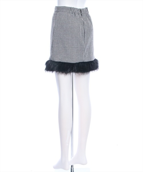 clear（クリア）の「裾ファーミニスカート（スカート・レディース・ブラック系その他/ブラック・M/S）」の5枚目の写真