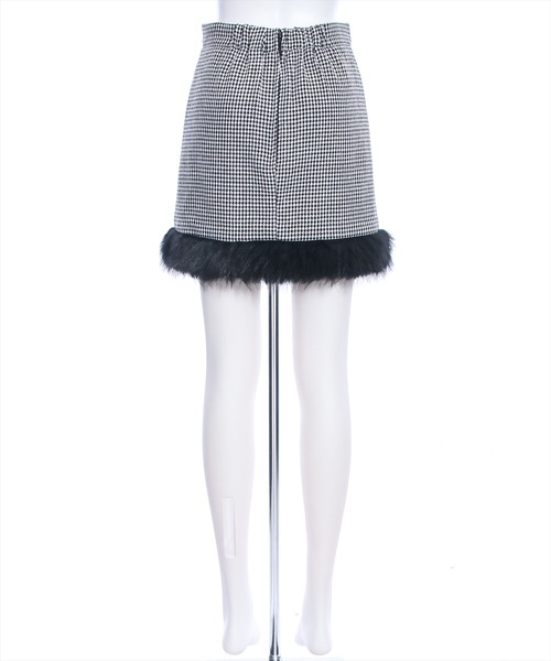 clear（クリア）の「裾ファーミニスカート（スカート・レディース・ブラック系その他/ブラック・M/S）」の6枚目の写真