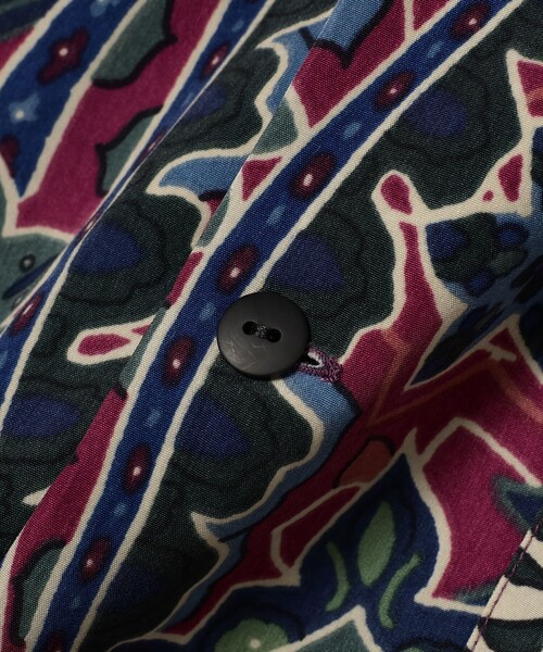 BEAMS（ビームス）の「BEAMS / プリント ルーズ オープンカラーシャツ（シャツ/ブラウス・メンズ・ライム/パープル・SMALL/MEDIUM/LARGE/X-LARGE）」の22枚目の写真