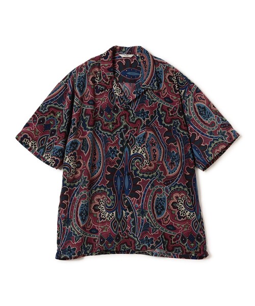 BEAMS（ビームス）の「BEAMS / プリント ルーズ オープンカラーシャツ（シャツ/ブラウス・メンズ・ライム/パープル・SMALL/MEDIUM/LARGE/X-LARGE）」の19枚目の写真