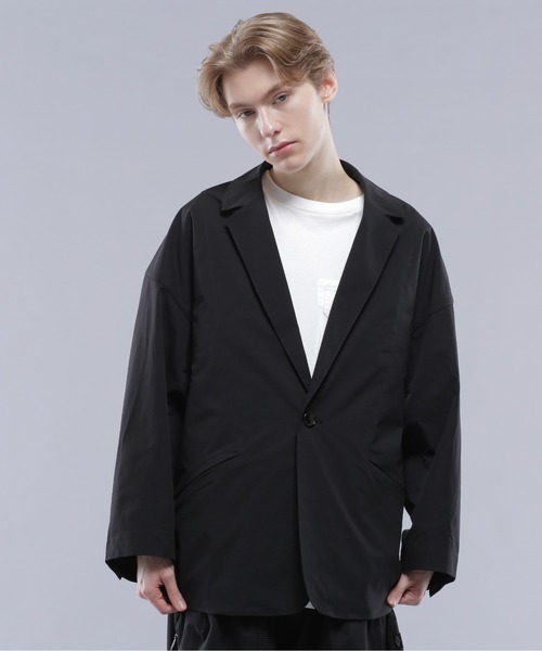 MANASTASH（マナスタッシュ）の「MANASTASH/マナスタッシュ/EXTRA MILE 1B JACKET/エクストラマイル　1ボタンジャケット（テーラードジャケット・メンズ・ブラック/グレー・M/L）」の15枚目の写真