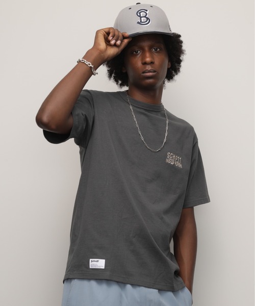 国内外の人気 セール】Schott/ショット/TｰSHIRT 'CHENILLE BULLDOG'/Tシャツ トップス
