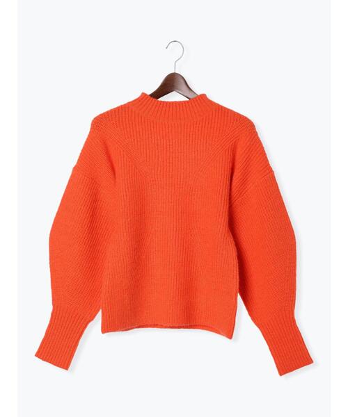 Te chichi（テチチ）の「ウエストカーブドルマンスリーブニット（ニット/セーター・レディース・グレー/オレンジ/グリーン・F）」の19枚目の写真