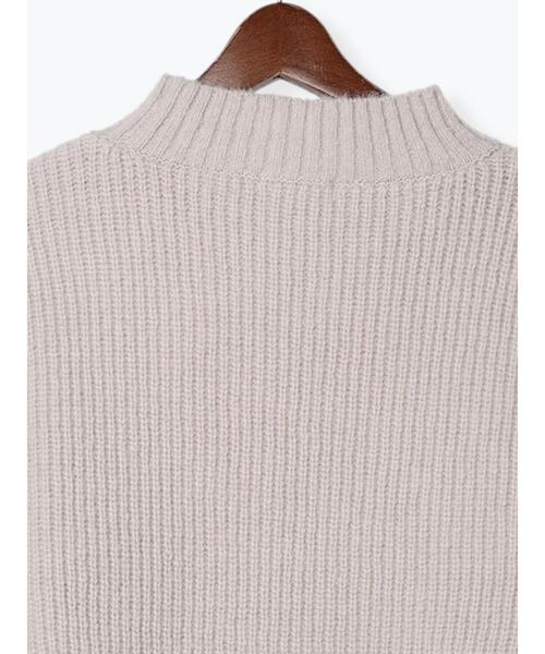 Te chichi（テチチ）の「ウエストカーブドルマンスリーブニット（ニット/セーター・レディース・グレー/オレンジ/グリーン・F）」の12枚目の写真