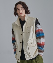 Revo. | 【Revo.】スタンドカラーミリタリーベスト/メンズ(ベスト)