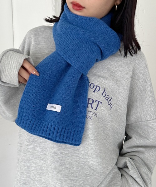 CLEA（クレア）の「ショートニットマフラー（マフラー）」 - WEAR