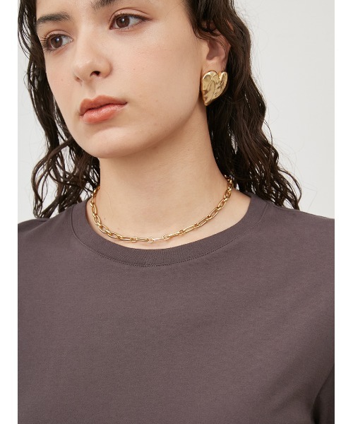 美品⭐︎テラウェア上⭐︎L⭐︎オープンネック Mila Owen（ミラオーウェン）の「ベルスリーブドッキングカットソー