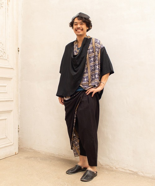 チャイハネ（チャイハネ）の「【チャイハネ】キリパベレー帽（ハンチング/ベレー帽・レディース・ベージュ/ブラック/カーキ・FREE）」の8枚目の写真