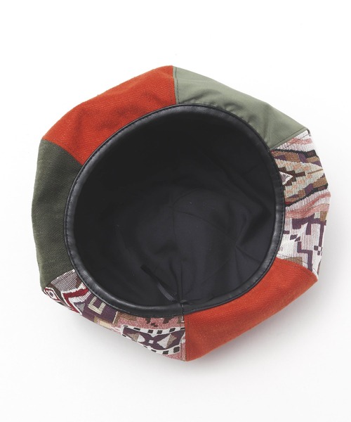 チャイハネ（チャイハネ）の「【チャイハネ】キリパベレー帽（ハンチング/ベレー帽・レディース・ベージュ/ブラック/カーキ・FREE）」の6枚目の写真