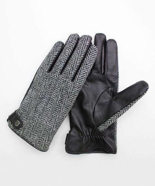 【KURODA/HarrisTweed/タッチパネル対応】HarrisTweedグローブ