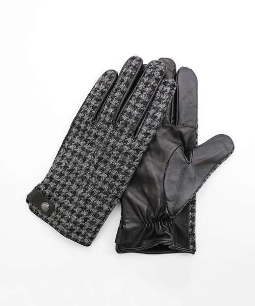 【KURODA/HarrisTweed/タッチパネル対応】HarrisTweedグローブ