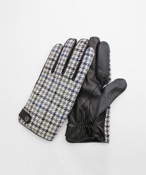 【KURODA/HarrisTweed/タッチパネル対応】HarrisTweedグローブ