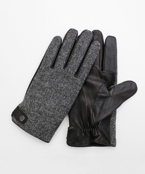 【KURODA/HarrisTweed/タッチパネル対応】HarrisTweedグローブ