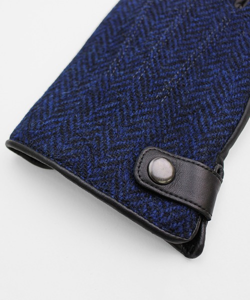 【KURODA/HarrisTweed/タッチパネル対応】HarrisTweedグローブ