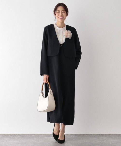 GLOBAL WORK（グローバルワーク）の「2SETボレロ＊ジャンスカセット/MATINEE LINE/994939（ワンピース・レディース・ネイビー/ブラック・LARGE/MEDIUM）」の12枚目の写真