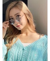 GYDA | ラウンドカラーレンズサングラス(サングラス)