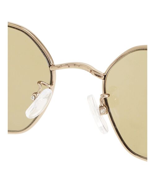 GYDA(ジェイダ)の「ラウンドカラーレンズサングラス(サングラス・レディース・ブラウン/ブルー・FREE)」の10枚目の写真