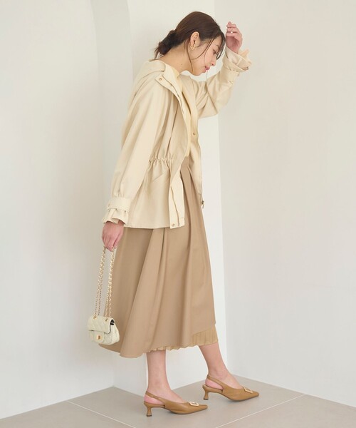 Feroux（フェルゥ）の「【洗える】プリーツコンビ スカート（スカート・レディース・ベージュ系/ライトグレー系・2/1）」の14枚目の写真