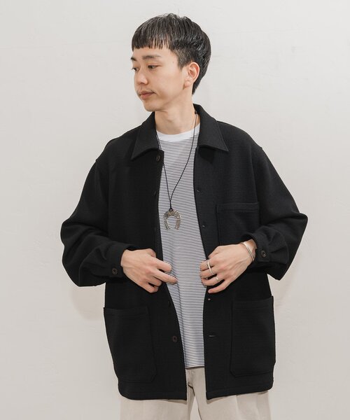 専門店では EDIFICE（エディフィス）の「ツイーディー シャツカバーオール ジャケット・アウター