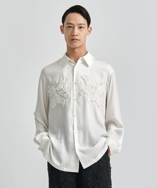 TAAKK/ターク】別注 EAGLE EMBROIDERY L/S SHIRTS/別注 イーグルエン