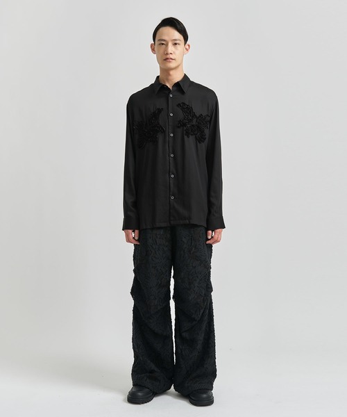 TAAKK/ターク】別注 EAGLE EMBROIDERY L/S SHIRTS/別注 イーグル