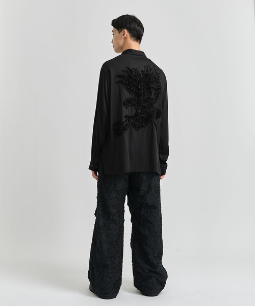 TAAKK/ターク】別注 EAGLE EMBROIDERY L/S SHIRTS/別注 イーグルエン