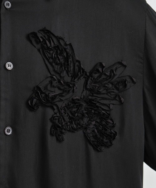 TAAKK（ターク）の「【TAAKK/ターク】別注 EAGLE EMBROIDERY L/S SHIRTS/別注 イーグルエンブロイダリーロングスリーブシャツ（シャツ/ブラウス・メンズ・ブラック/ホワイト・1/3/2）」の13枚目の写真