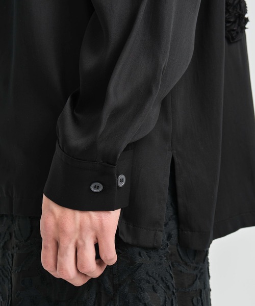 TAAKK ポリロングスリーブシャツ TAAKK/ターク】別注 EAGLE EMBROIDERY L/S SHIRTS/別注 イーグルエン