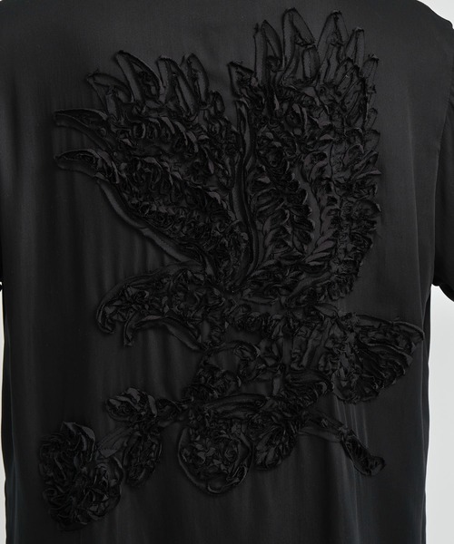 TAAKK（ターク）の「【TAAKK/ターク】別注 EAGLE EMBROIDERY L/S SHIRTS/別注 イーグルエンブロイダリーロングスリーブシャツ（シャツ/ブラウス・メンズ・ブラック/ホワイト・1/3/2）」の11枚目の写真