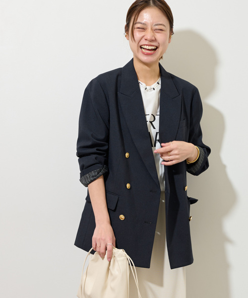 完売　ジャーナルスタンダードレリューム　WブレストBLAZER JOURNAL STANDARD relume（ジャーナルスタンダード レリューム