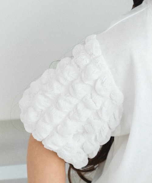 pairmanon（ペアマノン）の「3タイプから選べる ガーリーデザイントップス（Tシャツ/カットソー・キッズ・ブラック/ホワイト/ライトブルー/パープル/ピンク/ピンク系その他/ライトイエロー/イエロー系その他/グリーン系その他/ライトピンク・90/100/110/120/80/130/140/150）」の12枚目の写真