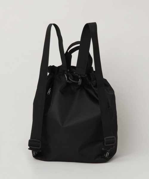 RAGEBLUE（レイジブルー）の「ドローストリング/ナイロンナップサック（ショルダーバッグ・レディース・ブラック/ホワイト・FREE）」の4枚目の写真