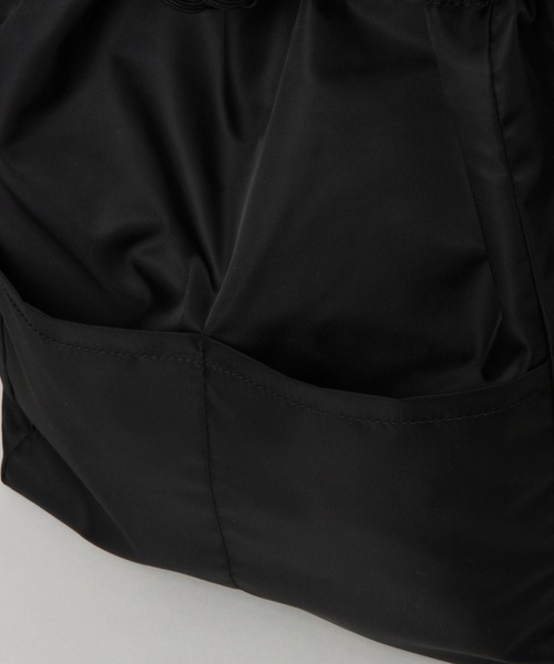 RAGEBLUE（レイジブルー）の「ドローストリング/ナイロンナップサック（ショルダーバッグ・レディース・ブラック/ホワイト・FREE）」の9枚目の写真