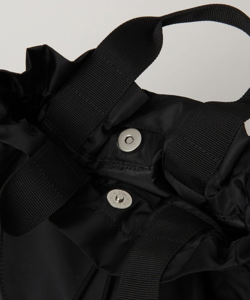 RAGEBLUE（レイジブルー）の「ドローストリング/ナイロンナップサック（ショルダーバッグ・レディース・ブラック/ホワイト・FREE）」の14枚目の写真