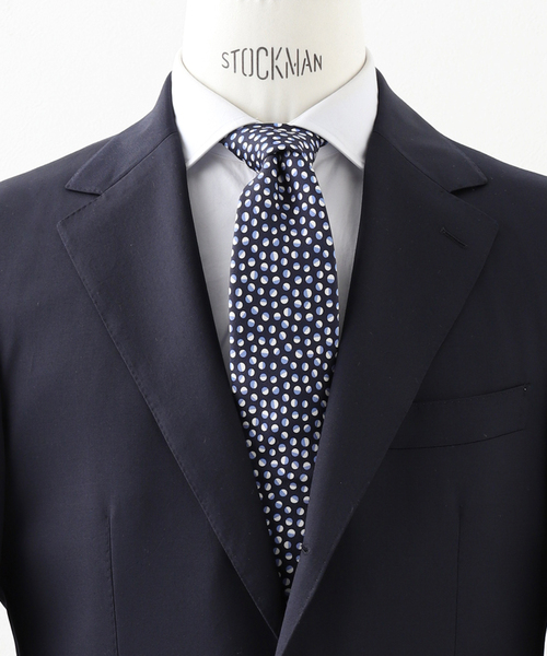 EDIFICE（エディフィス）の「AX IMP プリントタイ（ネクタイ・メンズ・コバルトブルー/ダークブルー/クリアブルー・FREE）」の3枚目の写真