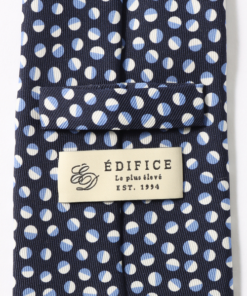 EDIFICE（エディフィス）の「AX IMP プリントタイ（ネクタイ・メンズ・コバルトブルー/ダークブルー/クリアブルー・FREE）」の7枚目の写真