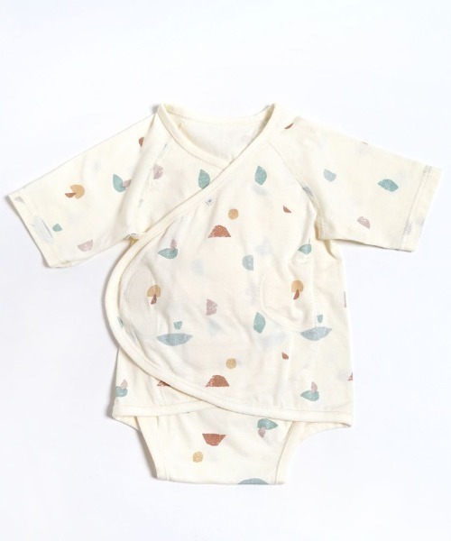 10mois（ディモワ）の「【10mois ディモワ】PATTO SATTO HADAGI 2枚セット 50-60・60-70cm（肌着・キッズ・ブラウン/イエロー・50-60㎝/60-70㎝）」の14枚目の写真